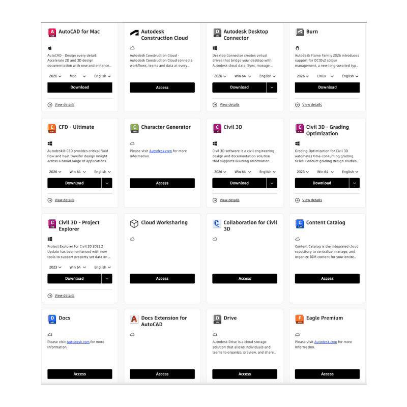 Autodesk Subscription – 43+ Products (1 Device, 1 Year) - Image 2