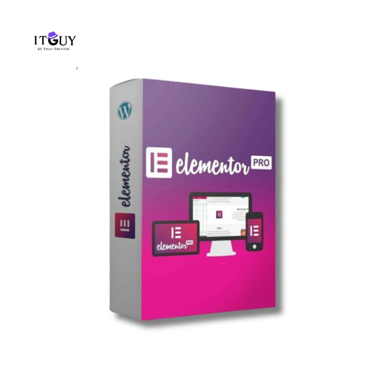 Elementor Pro software product box