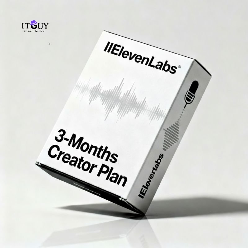 ElevenLabs 3-Months Creator Plan product box