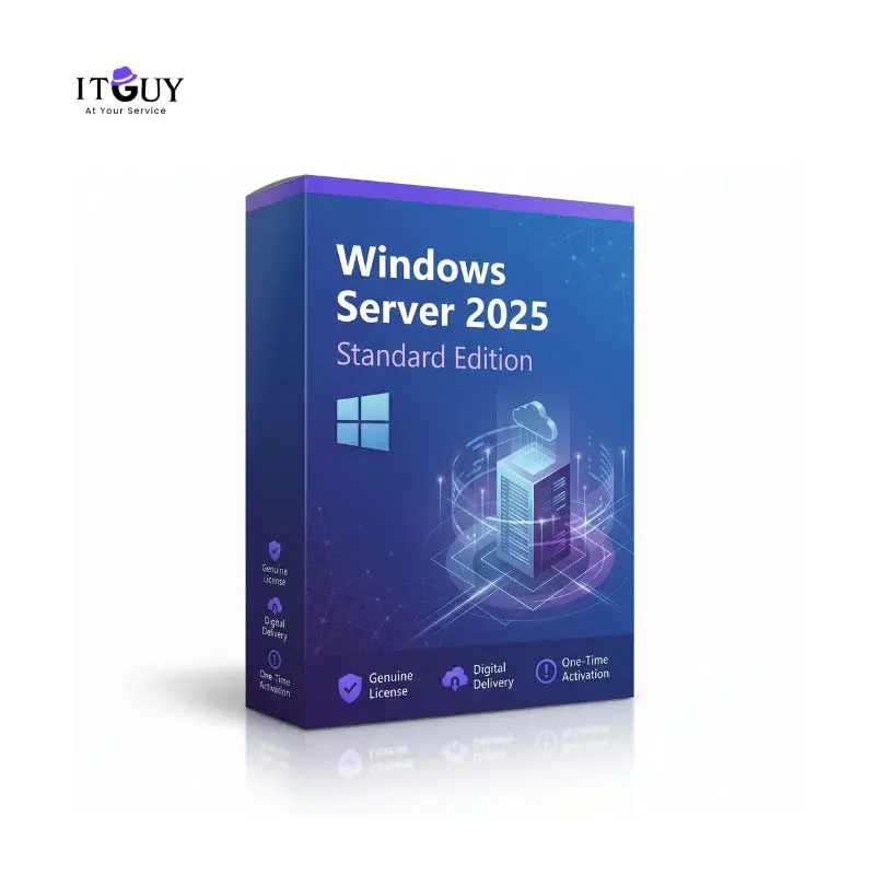 Windows Server 2025 Standard Edition product box