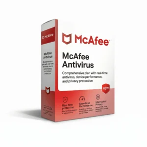 McAfee Antivirus product box