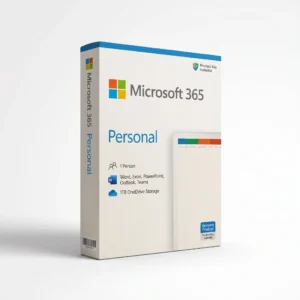Microsoft 365 Personal subscription product box