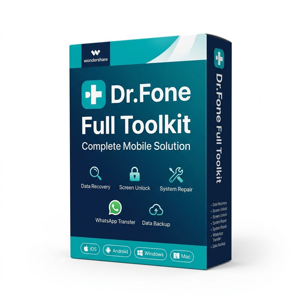 Wondershare Dr.Fone Full Toolkit product box